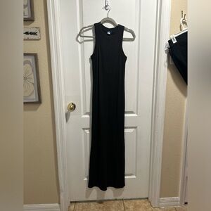 Old Navy Black Sleeveless Maxi Dress